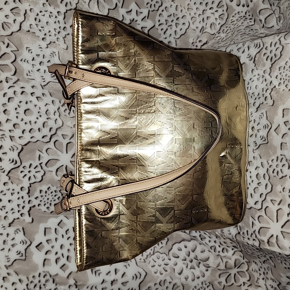 Michael Kors Gold Tote